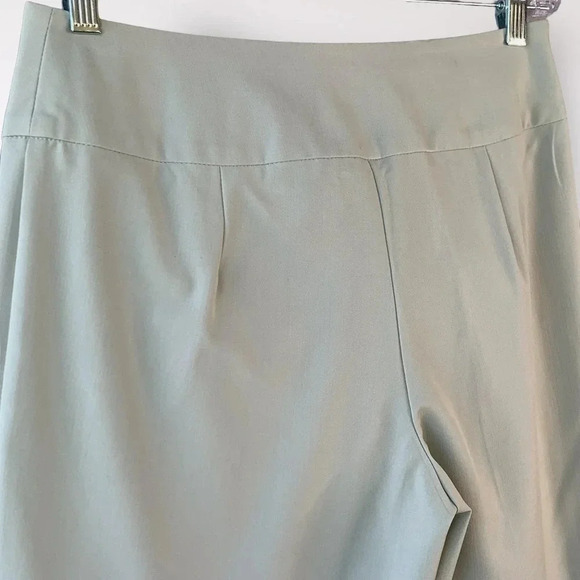 Tailor B. Moss Casual Straight Leg High Waist Trouser Pants Women Size 6 Green - Picture 9 of 14